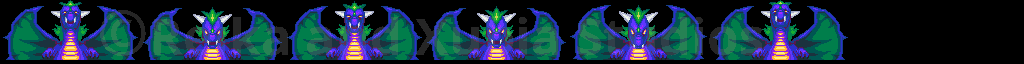 Blue Dragon Attack Spritesheet